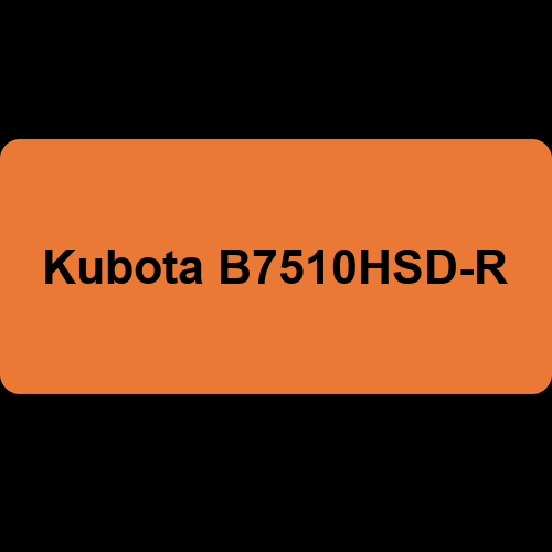 Kubota B7510HSD-R